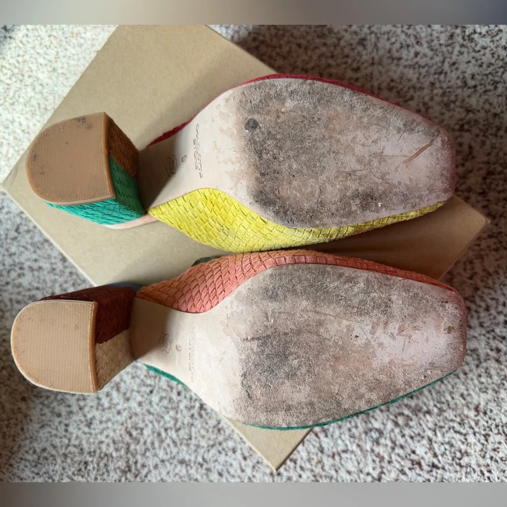 Charlotte Stone Vibrant Woven Mules - Picture 4 of 8